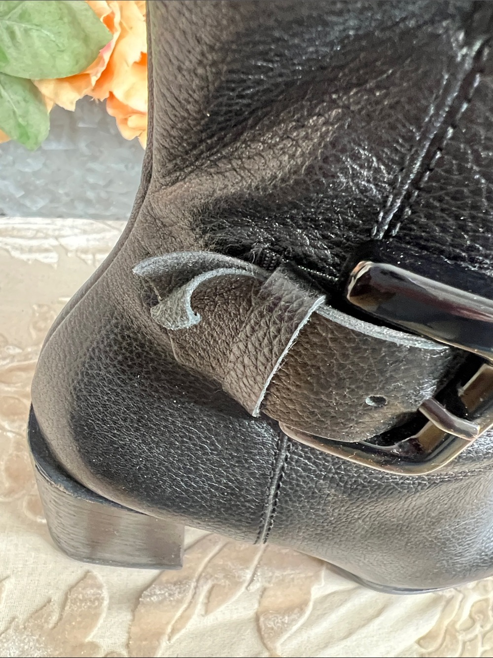 Paul Green  Nirvana Black Leather Boot  Women’s Size US 8.5 UK 6 - Picture 14 of 15